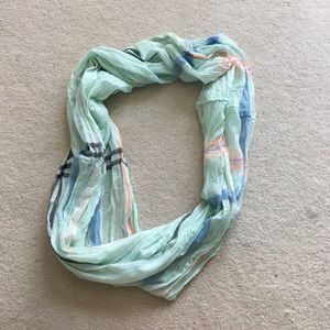 Light blue infinity scarf